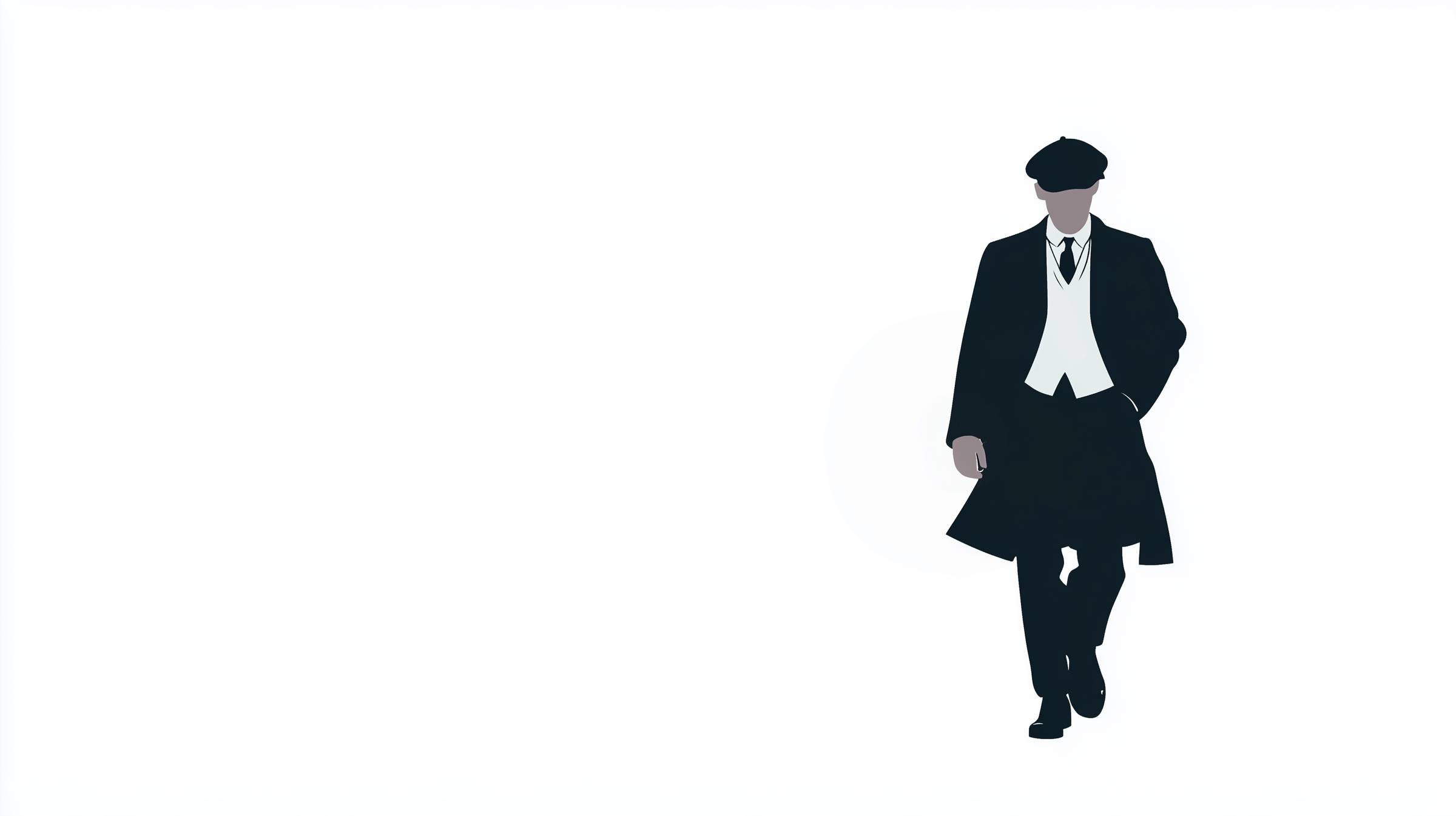 A Midjourney-generated wallpaper inspired by Peaky Blinders