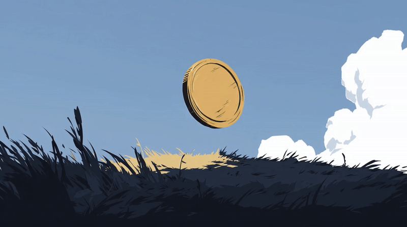Coin tosses and consequences - the universe-decides shortcut that you still end up owning anyway