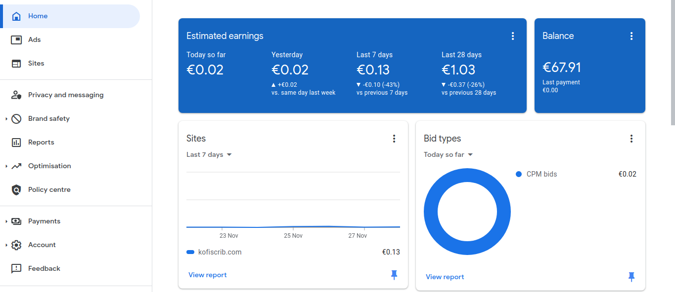 Ad Revenue - Income Generation