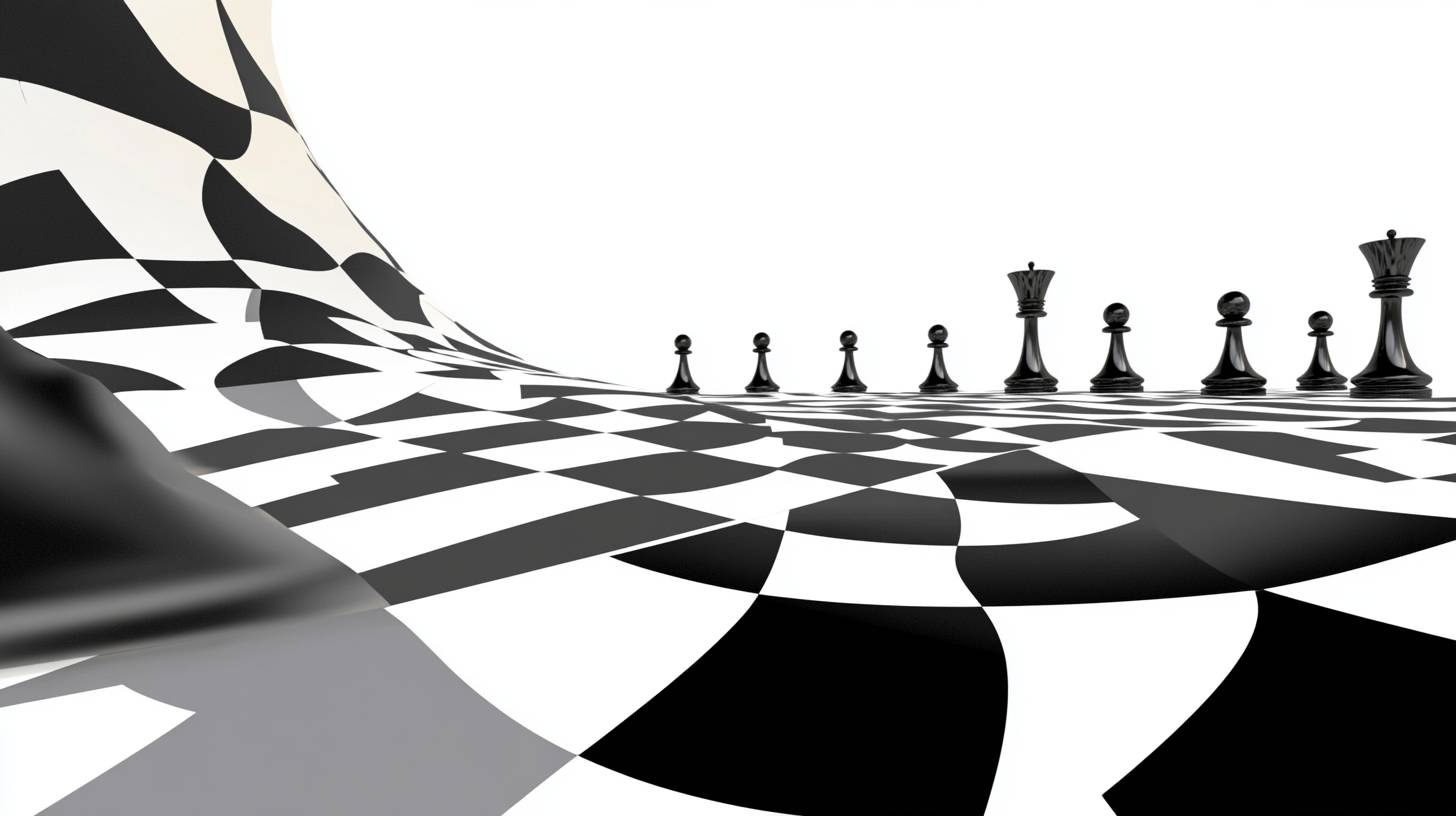Two opposing forces in everyday life - rigidity on one side, spontaneity on the other
